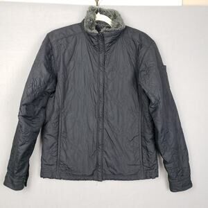 Columbia Women's Size M Core Interchange Jacket Solid Black Fall Winter Simple
